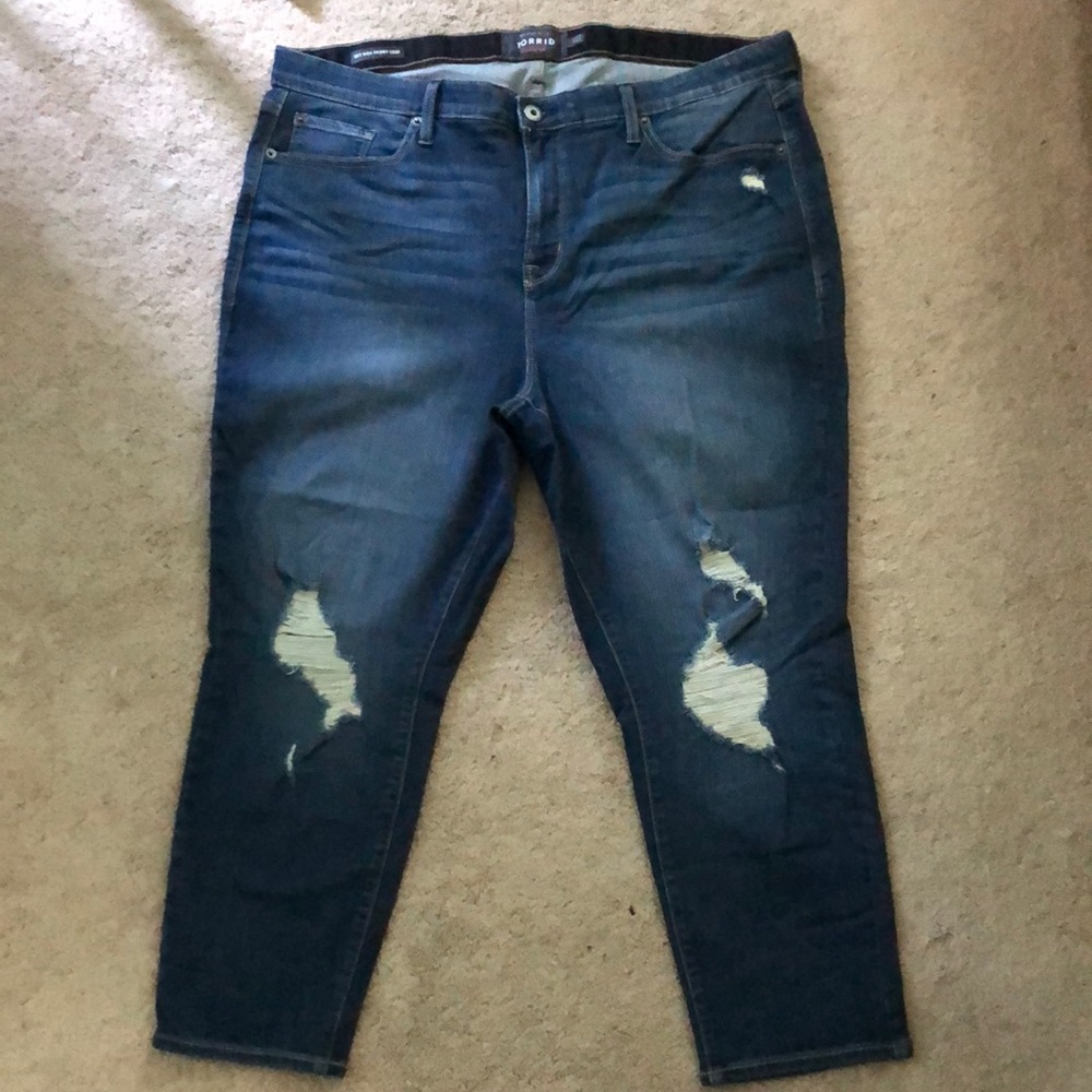 Torrid crop jeans